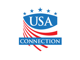 USA CONNECTION logo design by Dakouten