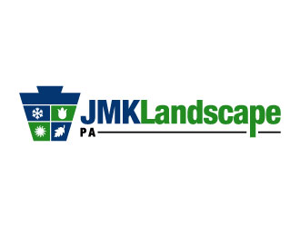 JMK Landscape PA logo design by gipanuhotko