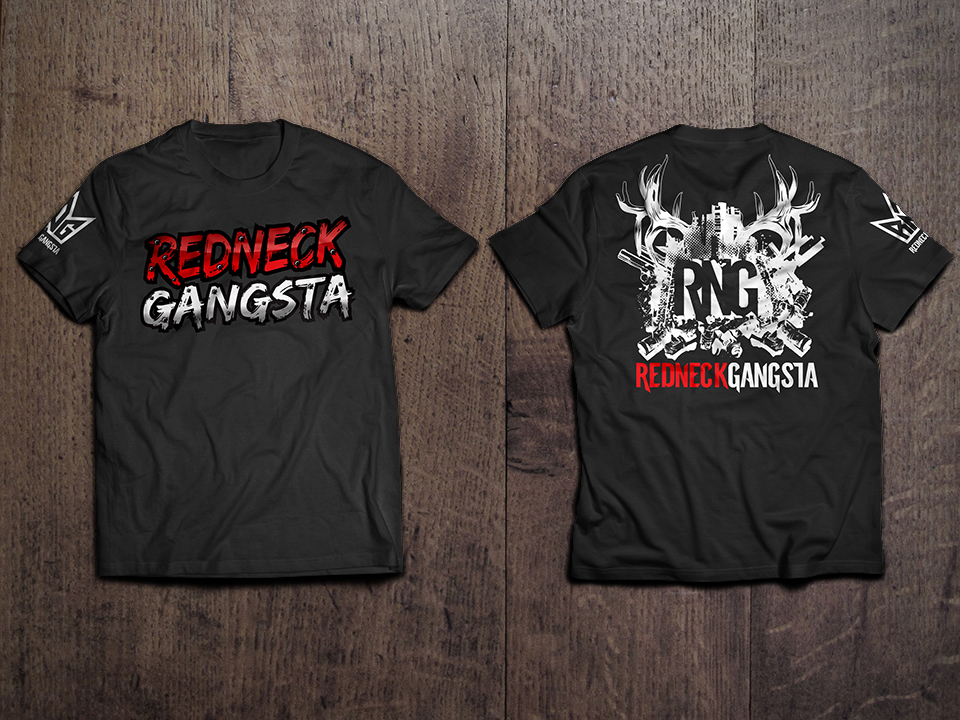 Redneck Gangsta T Shirt Logo Design - 48hourslogo