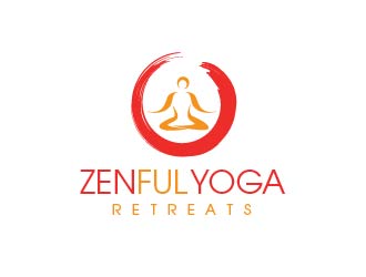 Zenful Yoga Retreats logo design by usef44