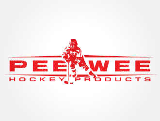 Pee Wee    Hockey Products logo design by Ajan