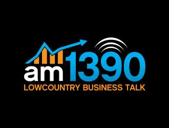 AM 1390 Lowcountry Business Radio logo design by Dakon
