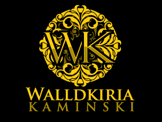 Walldkiria Kaminski logo design by karjen