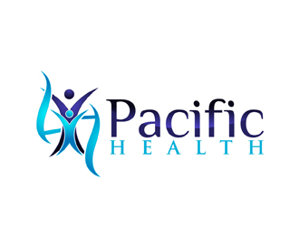Pacific Health logo design by peacock