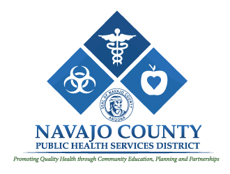 Navajo County Public Health Services District logo design by EleGiggle