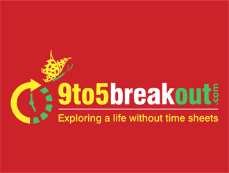 9to5breakout.com logo design by sephia