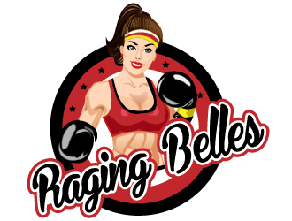 Raging Belles logo design by avatar