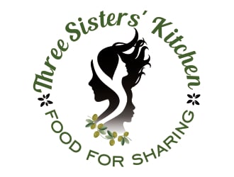 Three Sisters' Kitchen logo design by FilipAjlina