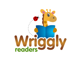 Wriggly Readers logo design by ingepro