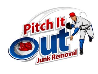 Pitch It Out Junk Removal logo design by veron
