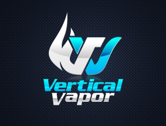 Vertical Vapor logo design by totoy07