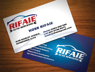 Rifaie Auto Servicing logo design by moomoo