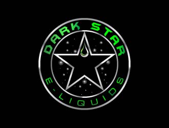 dark star e-liquids logo design by usef44