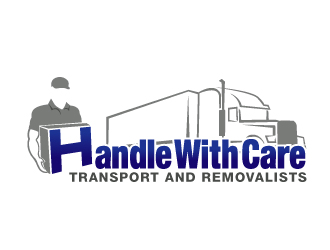 Handle With Care Transport And Removals logo design by PMG
