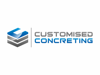 Customised Concreting logo design by hidro