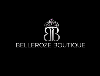 Belleroze Boutique logo design by wendeesigns