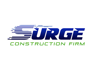 Surge Construction Firm logo design by 3Dlogos
