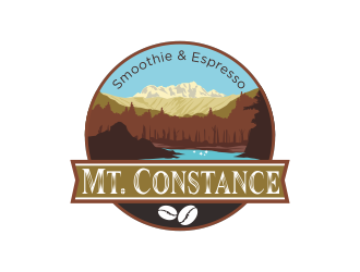 Mt. Constance Smoothie and Espresso logo design by PandaDesign