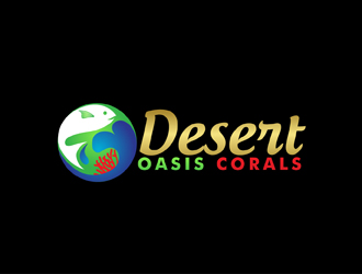 Desert Oasis Corals logo design by peacock
