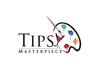 Tipsy Masterpiece logo design by usef44