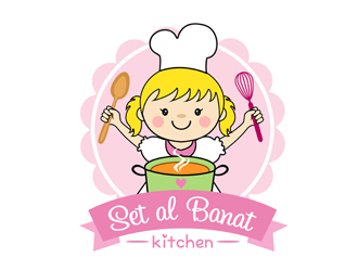 Set al Banat Kitchen logo design by ingepro