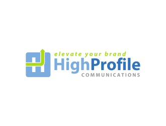 High Profile Communications logo design by pakderisher