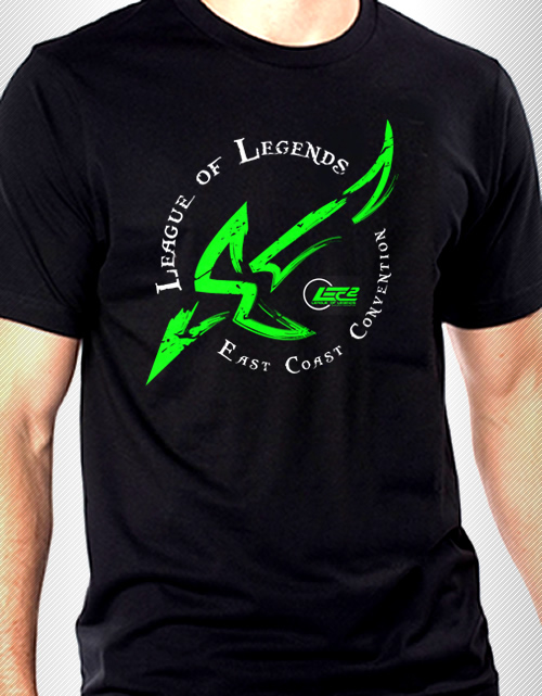 League of Legends Convention T-shirt logo design by Coolwanz