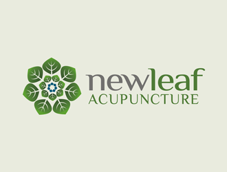 New Leaf Acupuncture logo design by logolady