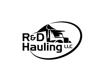 R & D Hauling LLC logo design by geomateo