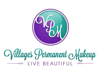Villages Permanent Makeup logo design by Sorjen