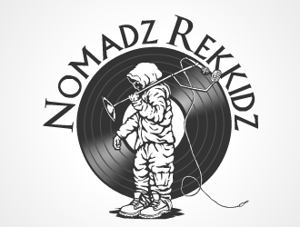 Nomadz Rekkidz logo design by Ajan