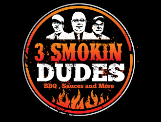 3 Smokin' Dudes logo design by avatar