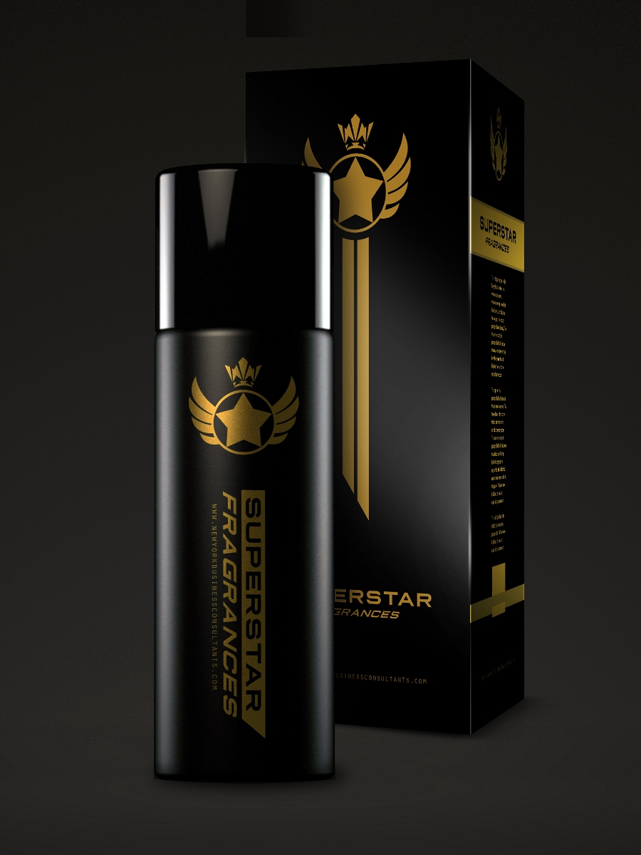 Superstar Fragrances: Perfume logo design by zoel70