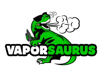 Vaporsaurus logo design by jaize
