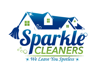 Sparkle Cleaners Ltd logo design by akilis13