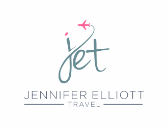Jennifer Elliott Travel logo design by hidro