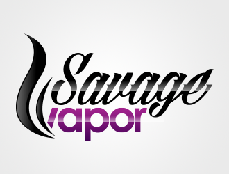 Savage Vapor logo design by AB212