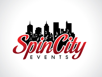 Spin City Entertainment logo design by Webphixo