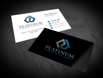 Platinum Concrete Polishing logo design by abss