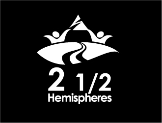 2 1/2 Hemispheres logo design by Dawnxisoul393