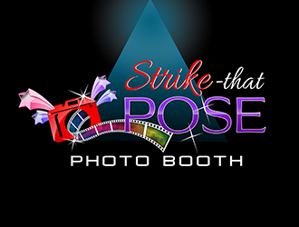 Stike-a-Pose Photo Booth logo design by 3Dlogos