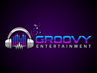 Groovy Entertainment logo design by mocha