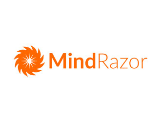 MindRazor logo design by TextLogoDesign