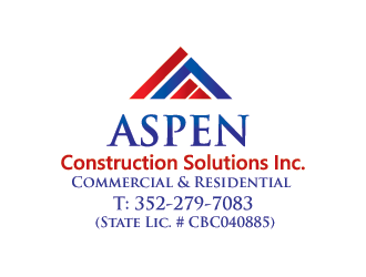 Aspen Construction Solutions Inc. logo design by Panneer