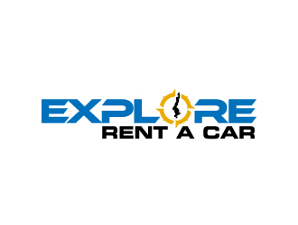 Explore Karpathos Rent A Car logo design by jaize