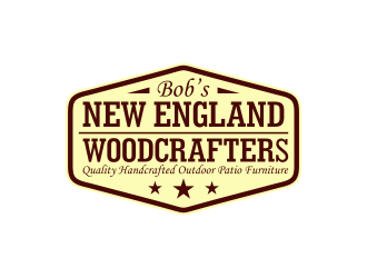 Bob's  New England Woodcrafters logo design by shikuru