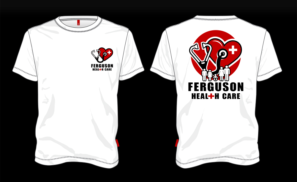 Ferguson Health Care T-Shirt design logo design by ORPiXELSTUDIOS