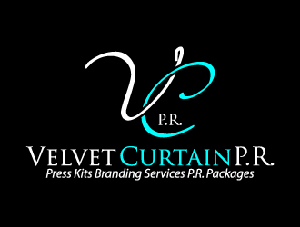 Velvet Curtain P.R. logo design by jaize