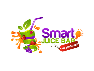 Smart Juice Bar logo design by Dawnxisoul393