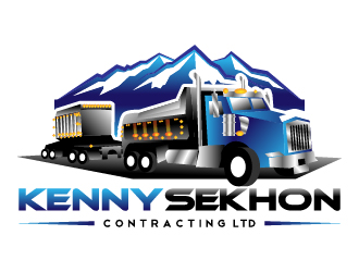 Kenny Sekhon Contracting Ltd logo design by Norsh